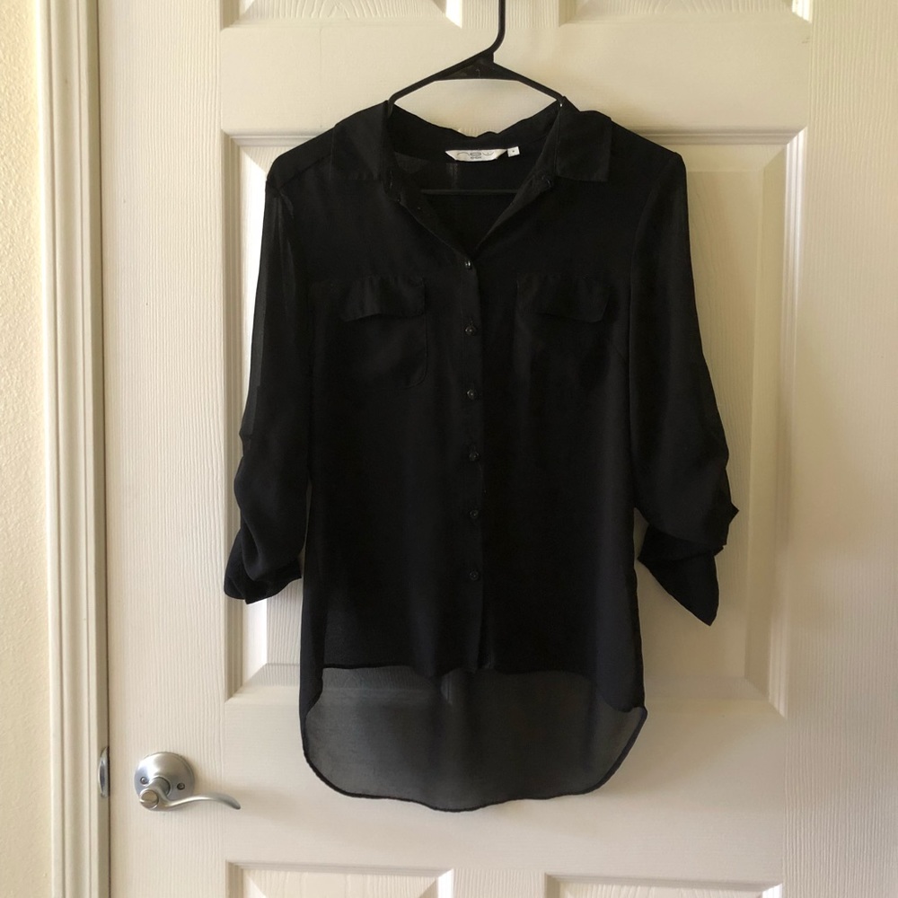 (3/$10) New Look See-Through Shirt